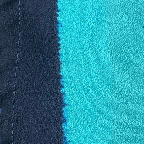 Express Vintage Y2K Striped Tunic Blouse Women’s L Blue Black Batwing Nautical - Picture 9 of 9